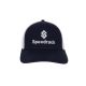 Cap America® Two-Tone Trucker Mesh Back Cap, Navy/White